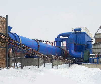 新型滾筒煤泥烘干機設備節能環保助力洗煤廠降本增效